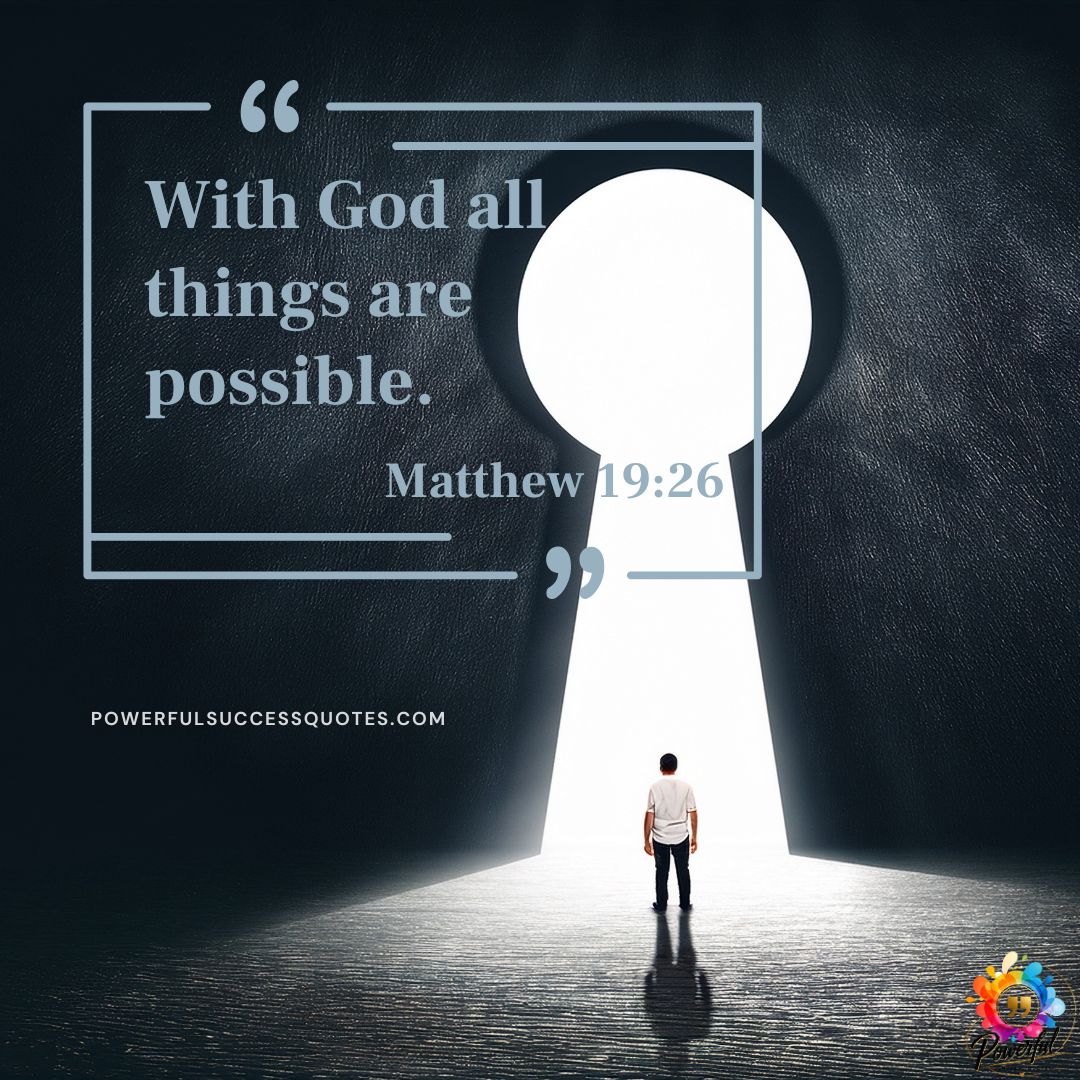 With God all things are – Bible