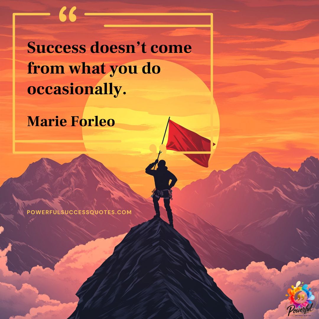Success doesnt come from what – Marie Forleo
